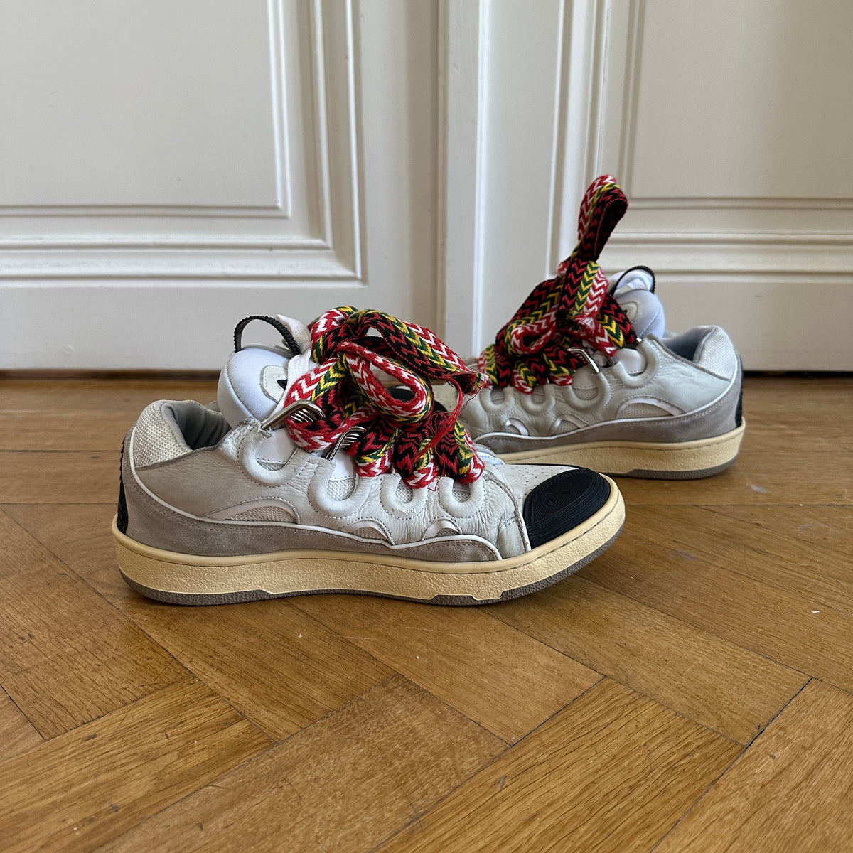 Lanvin FW20 Grey Curb Sneaker