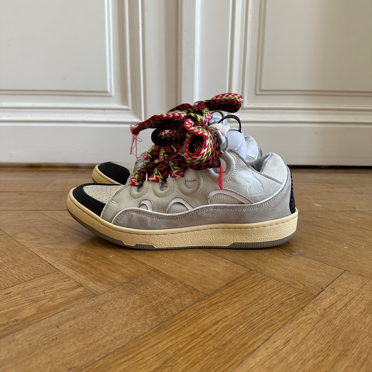 Lanvin FW20 Grey Curb Sneaker