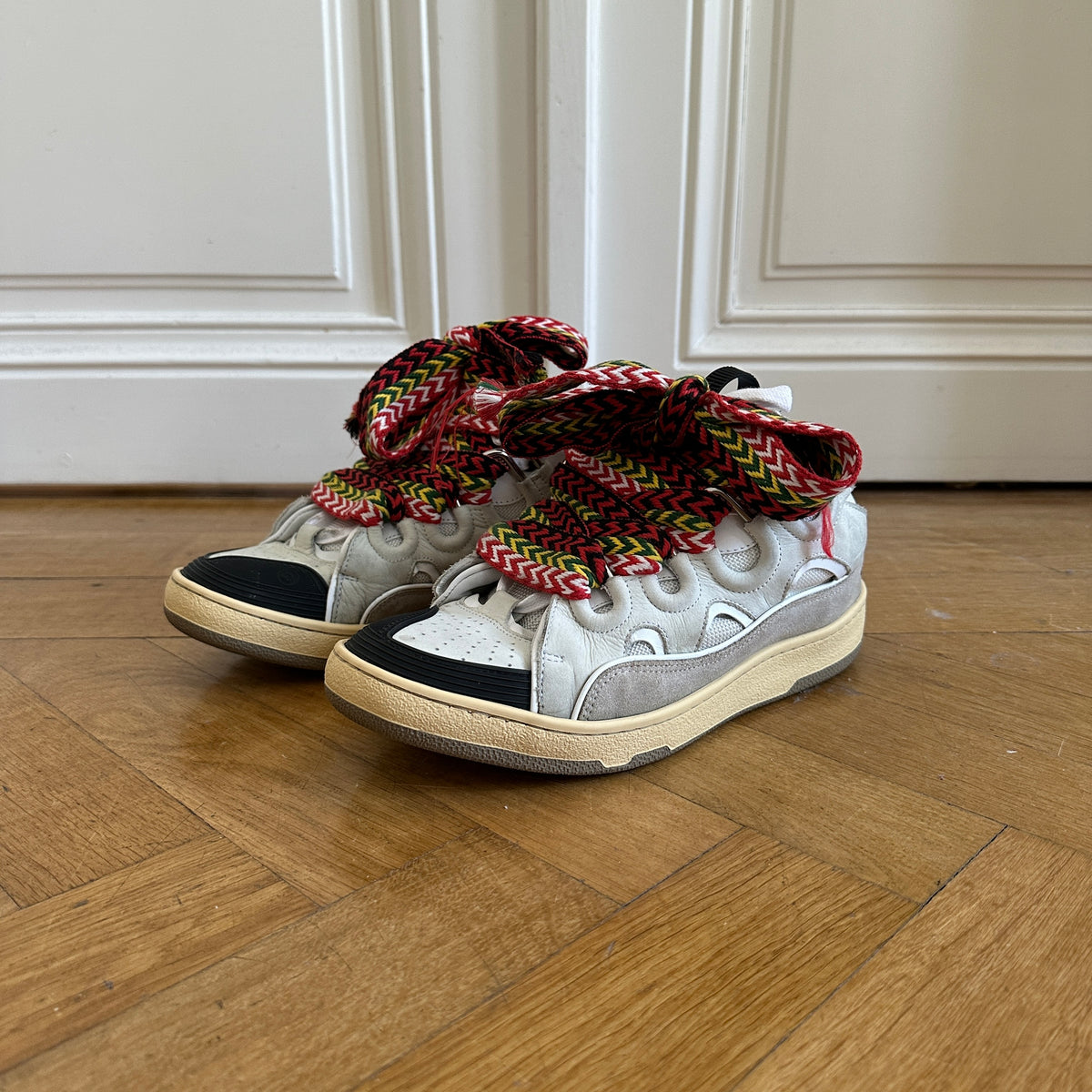 Lanvin FW20 Grey Curb Sneaker