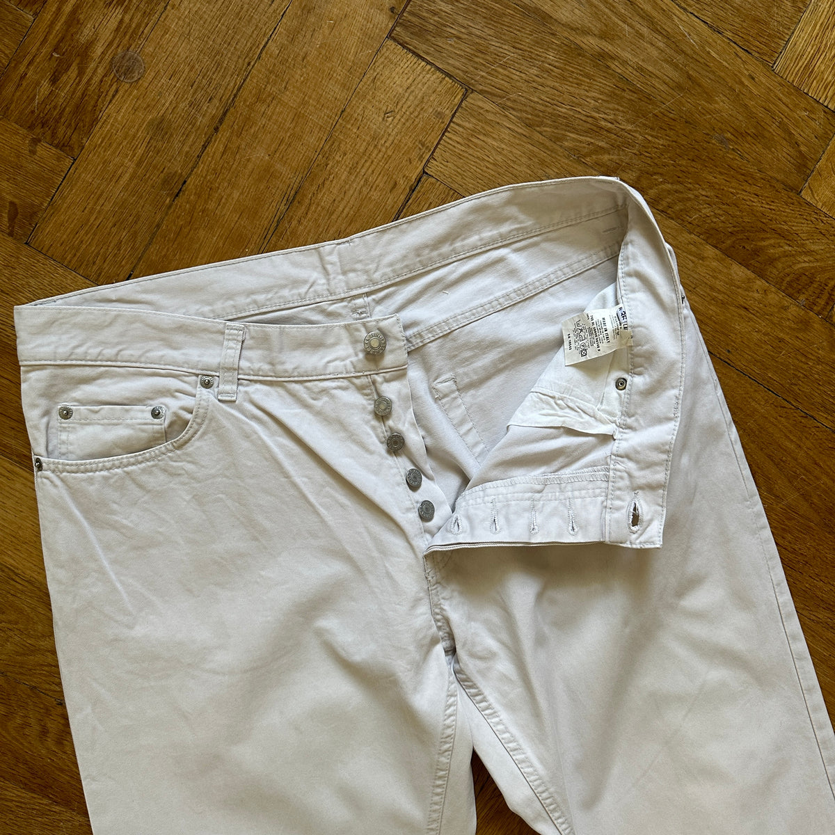 Helmut Lang Archival White Denim
