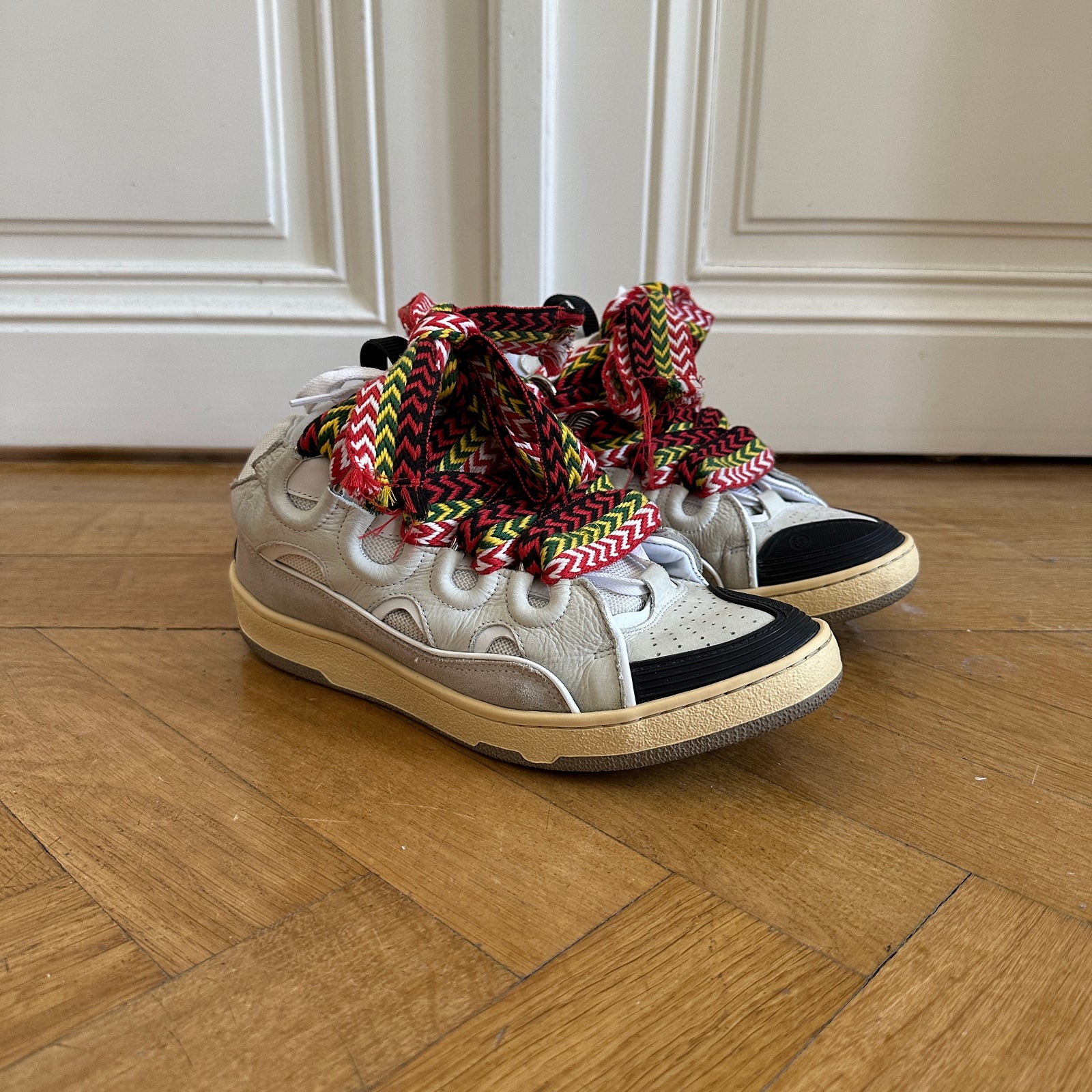 Lanvin FW20 Grey Curb Sneaker