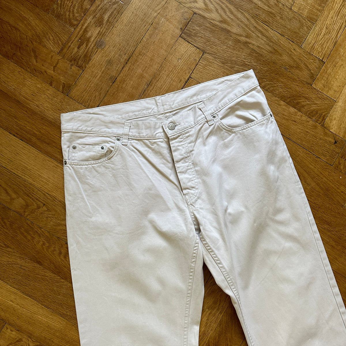 Helmut Lang Archival White Denim