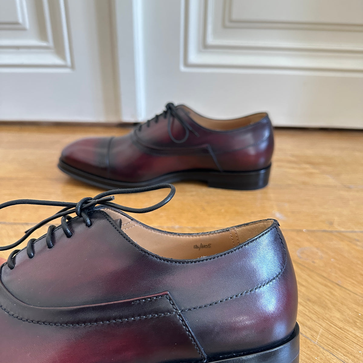 Berluti by Haider Ackermann FW17 Burgundy Bergen Derbies