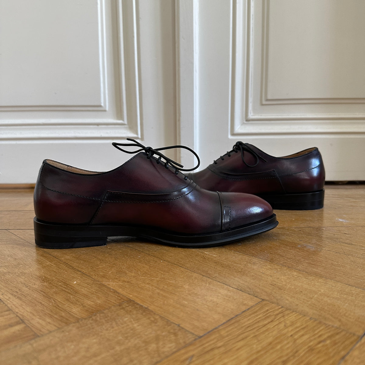Berluti by Haider Ackermann FW17 Burgundy Bergen Derbies