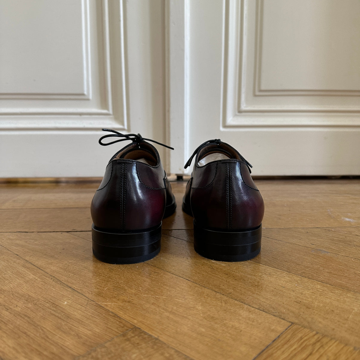 Berluti by Haider Ackermann FW17 Burgundy Bergen Derbies
