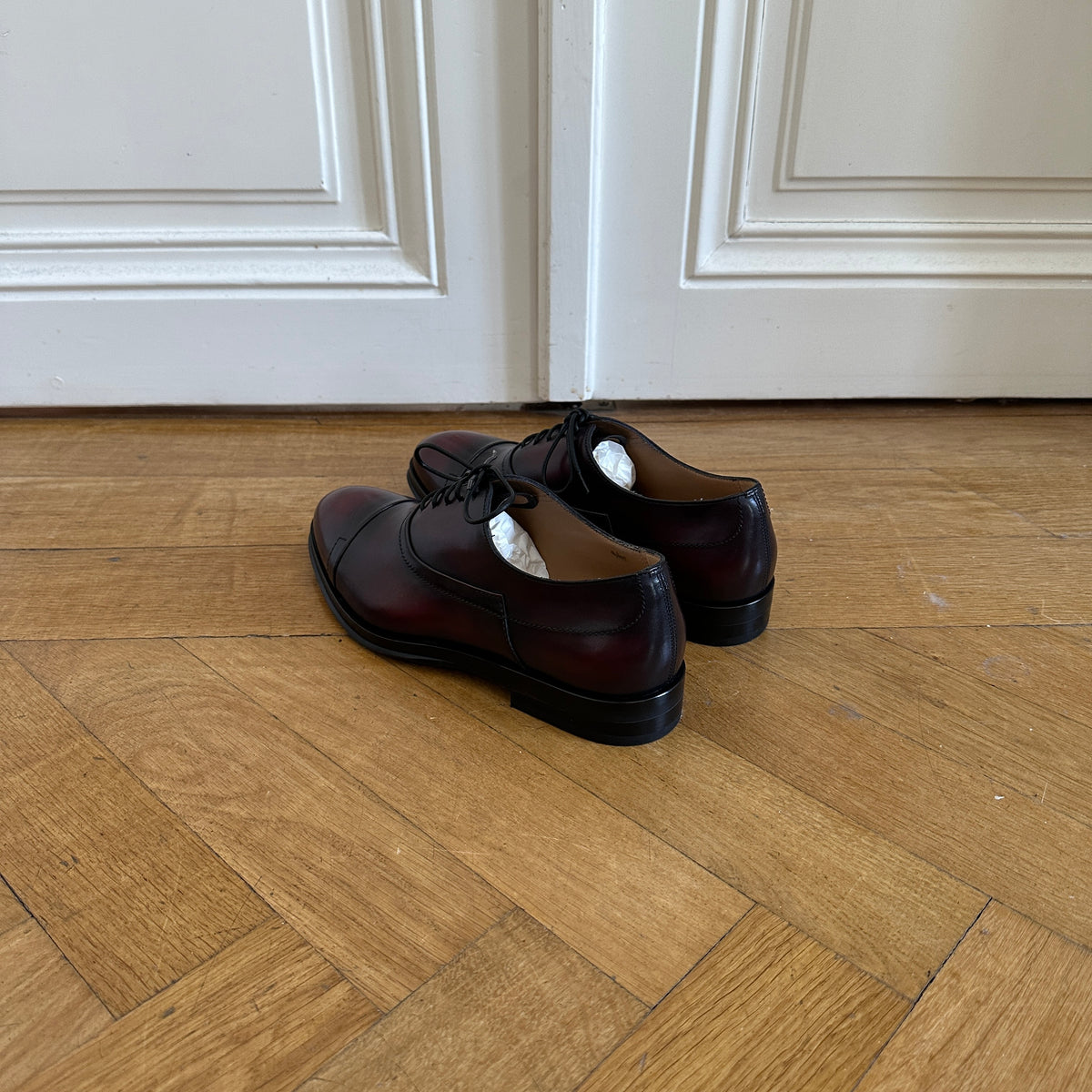Berluti by Haider Ackermann FW17 Burgundy Bergen Derbies