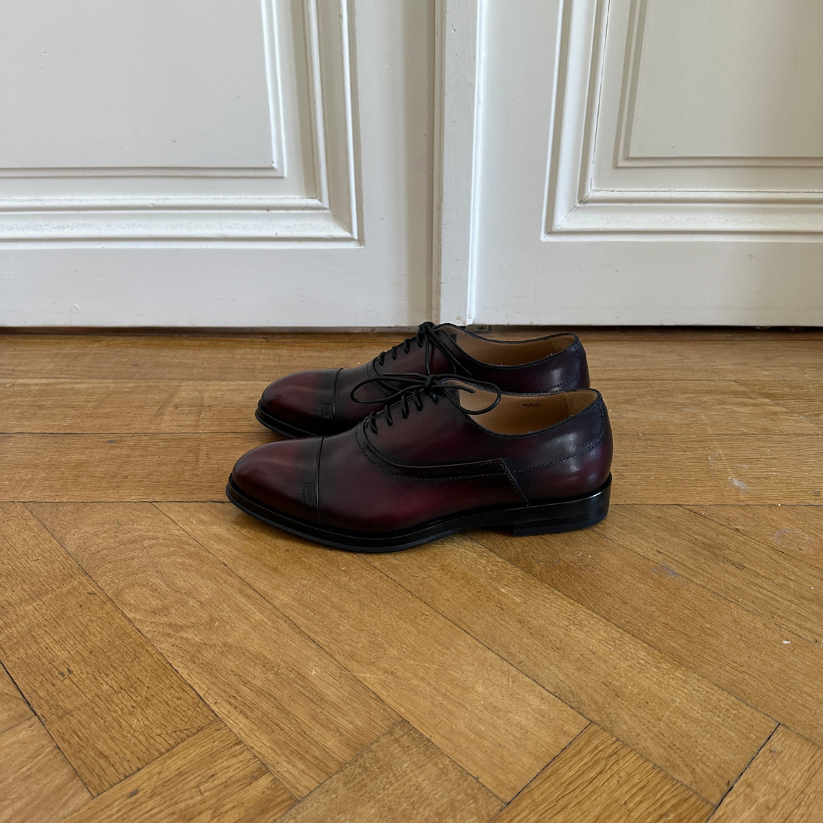 Berluti by Haider Ackermann FW17 Burgundy Bergen Derbies