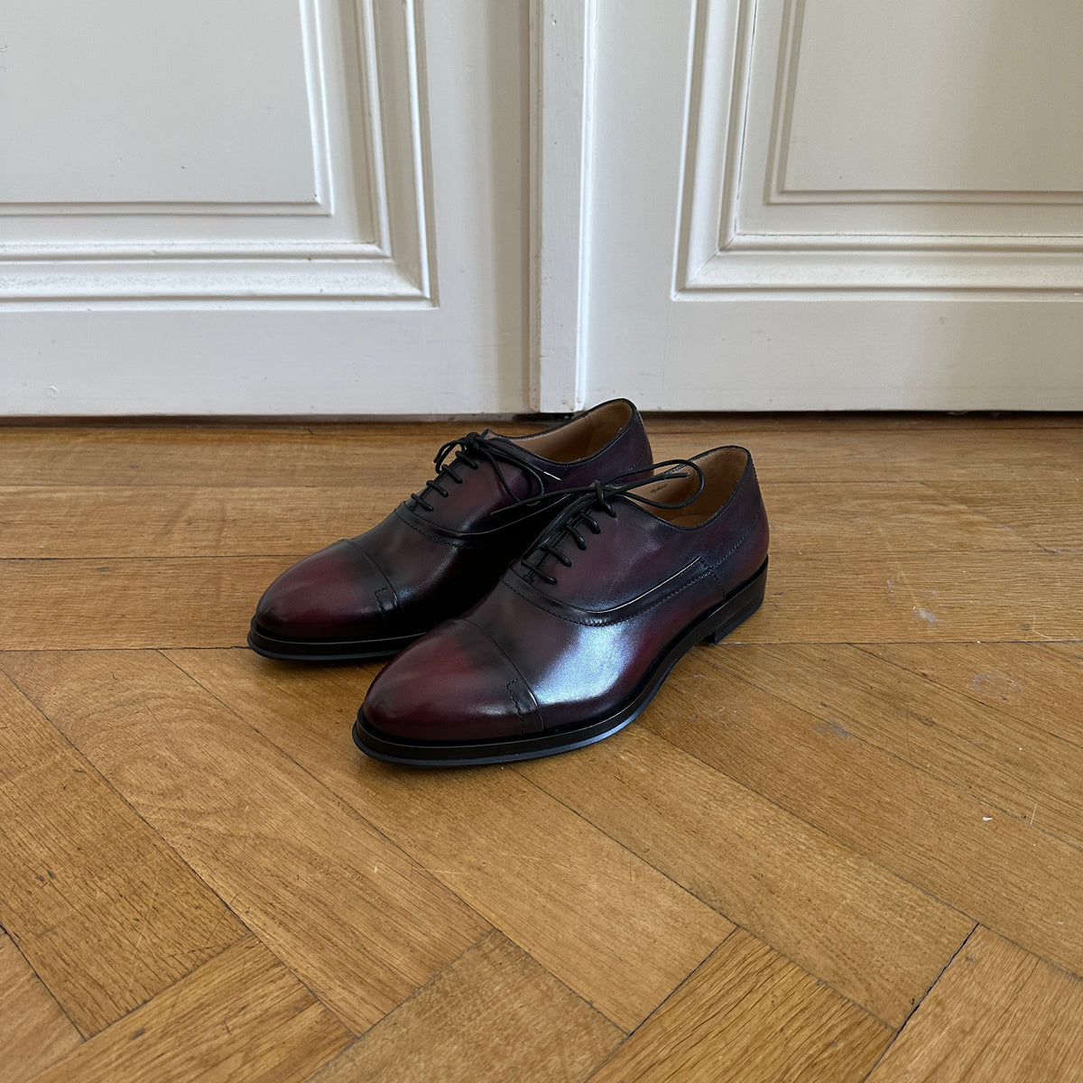 Berluti by Haider Ackermann FW17 Burgundy Bergen Derbies