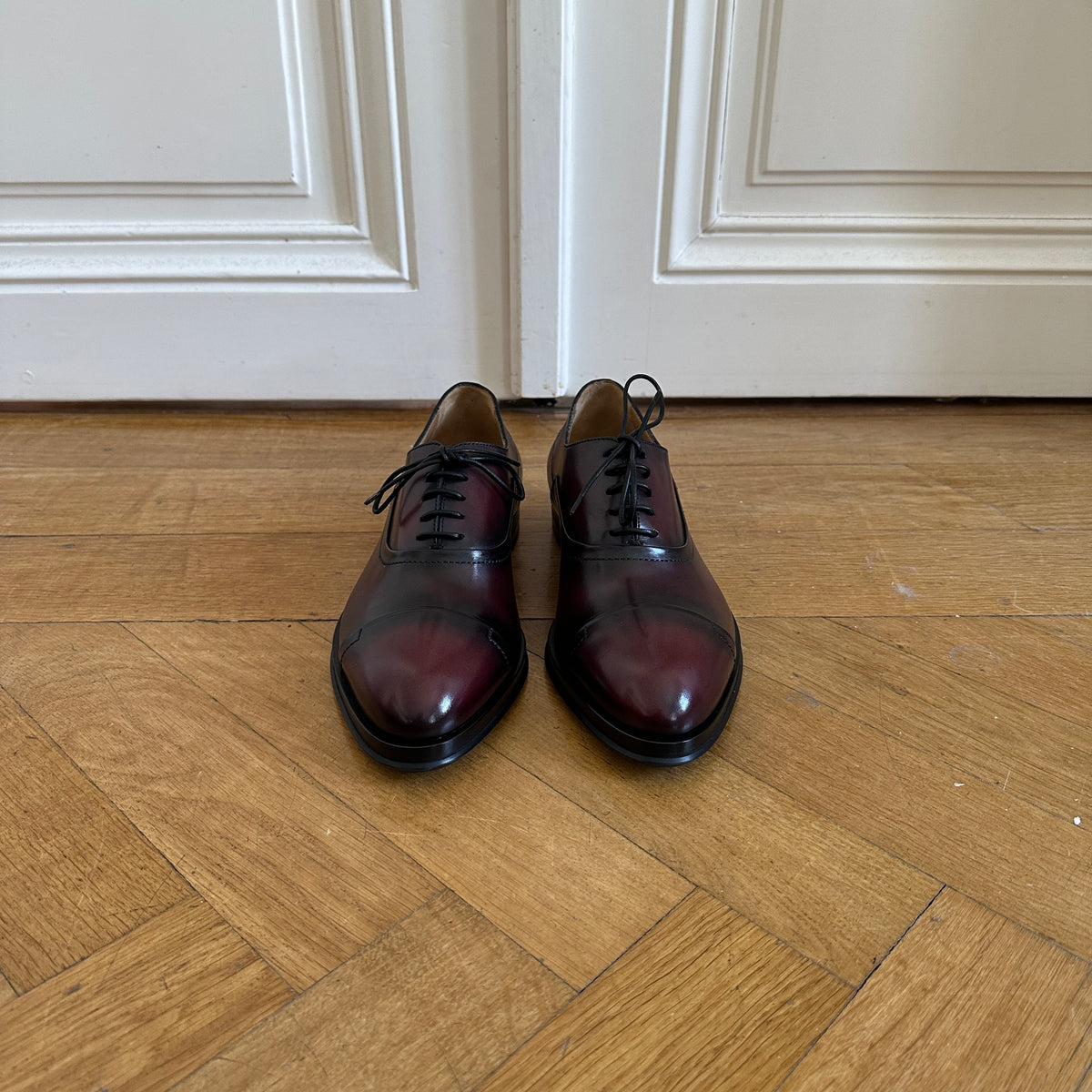 Berluti by Haider Ackermann FW17 Burgundy Bergen Derbies