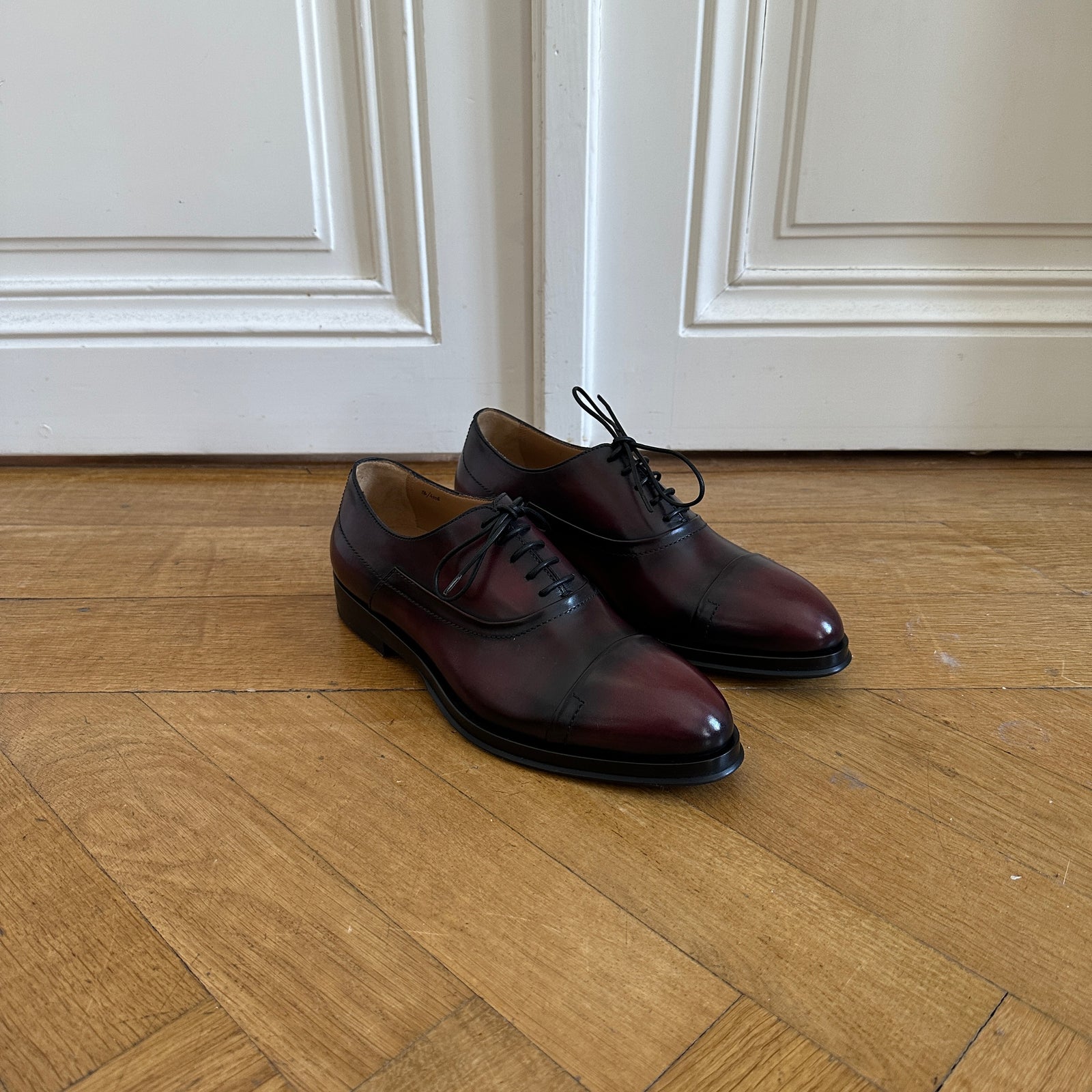 Berluti by Haider Ackermann FW17 Burgundy Bergen Derbies
