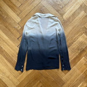 Gucci by Tom Ford SS97 Dip Dye Gradient Silk Blouse