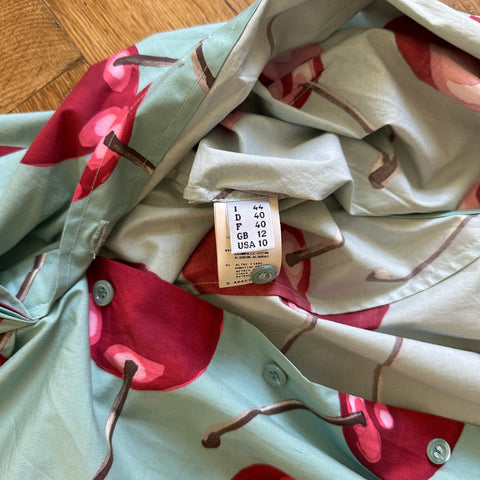 Moschino SS10 Cherry Print Collar Dress
