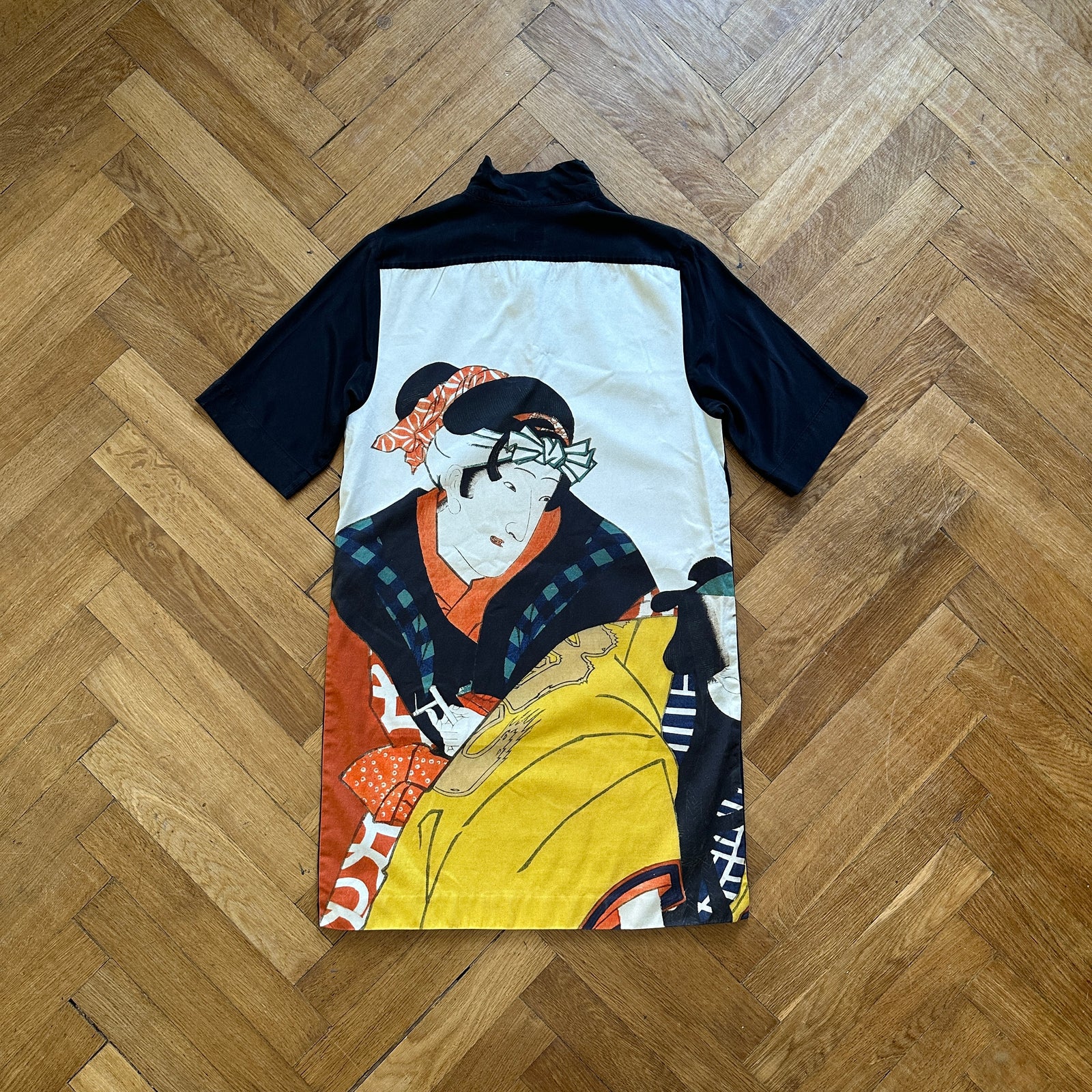Dries Van Noten FW12 Geisha Print Tunic Dress