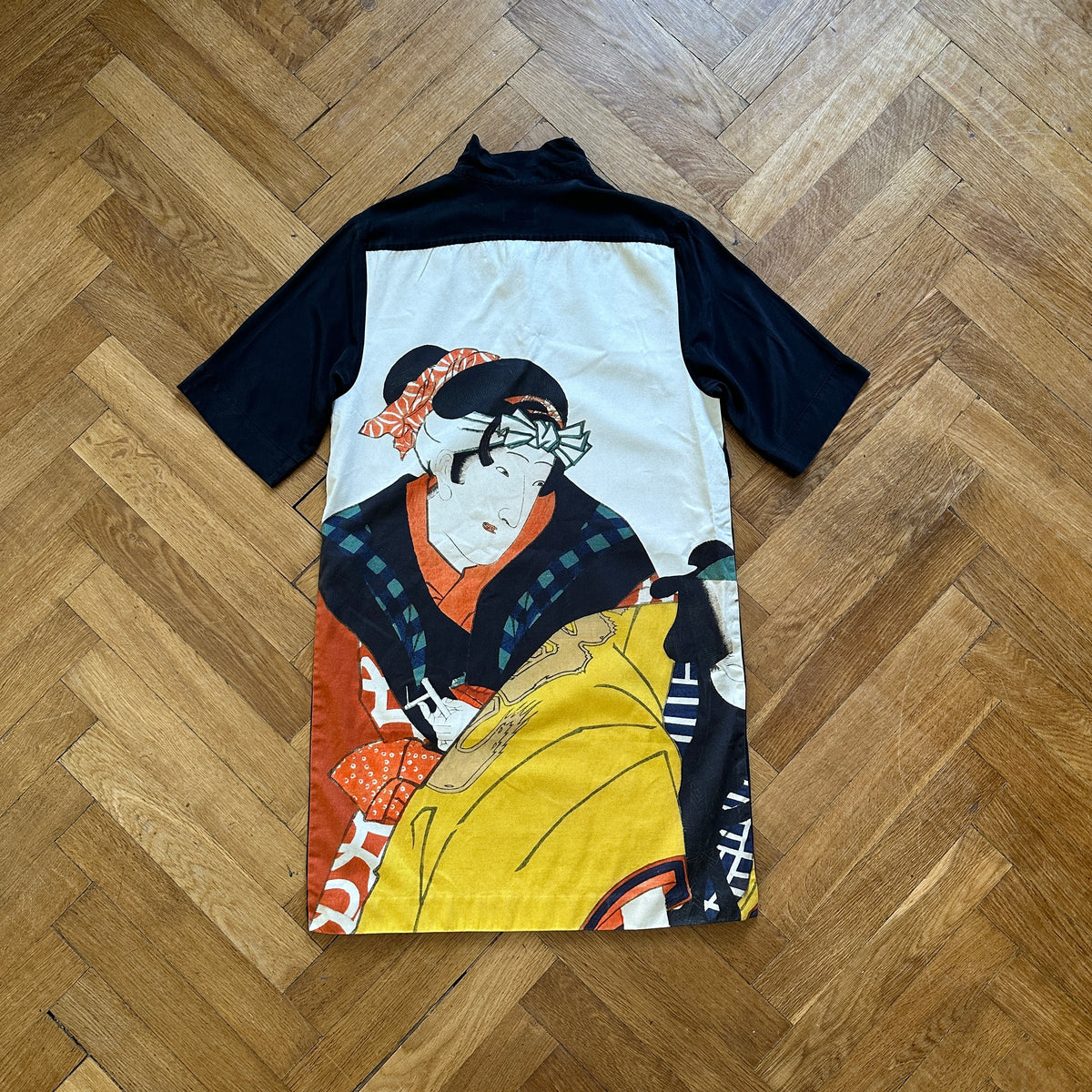 Dries Van Noten FW12 Geisha Print Tunic Dress