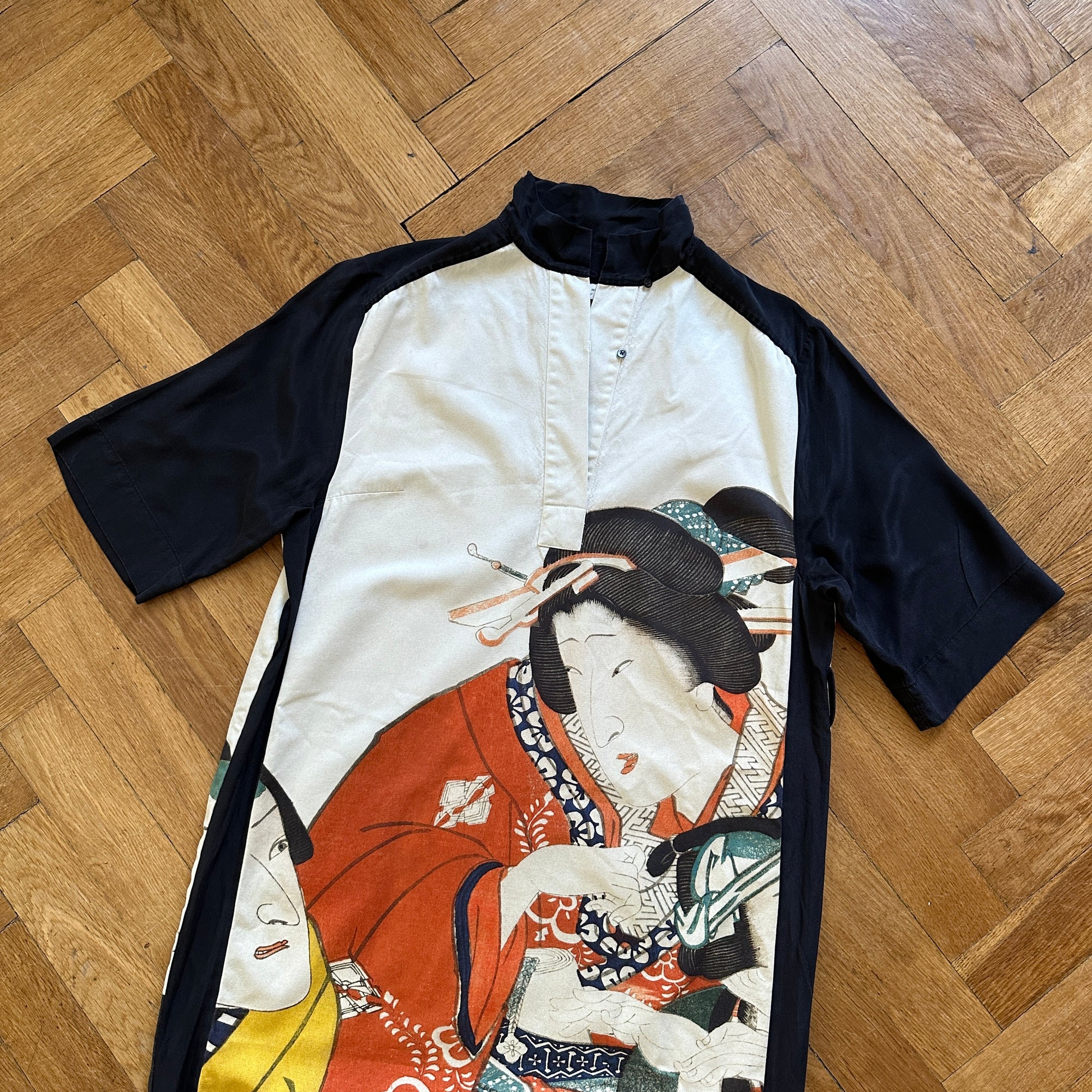 Dries Van Noten FW12 Geisha Print Tunic Dress