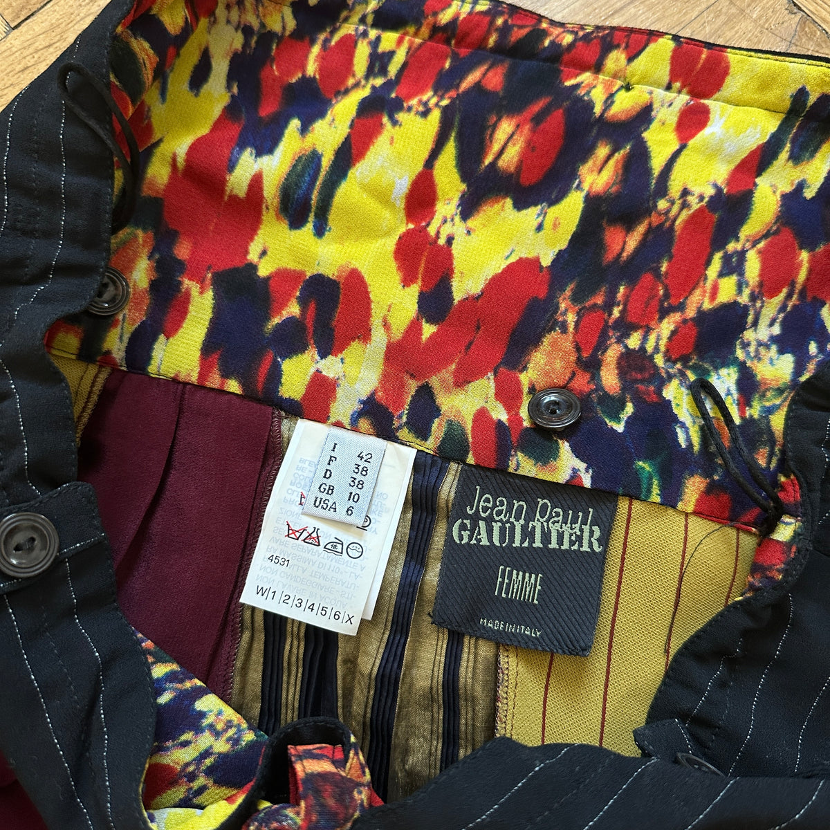 Jean Paul Gaultier 90s Patchwork Skirt