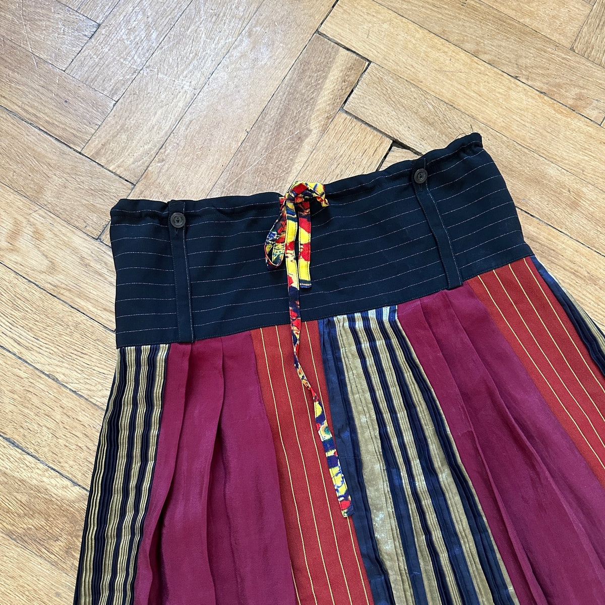 Jean Paul Gaultier 90s Patchwork Skirt