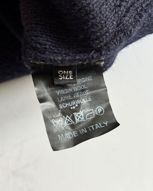 Raf Simons AW16 Oversized Destroyed Varisty Knit Sweater
