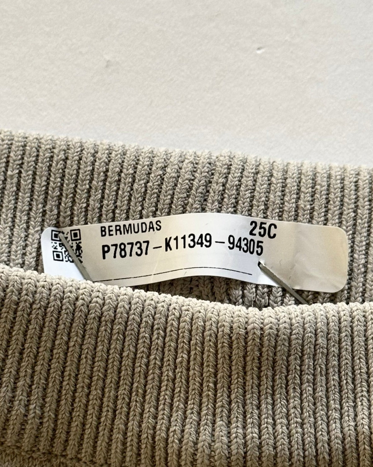 Chanel 2025 Cruise CC Logo Knit Shorts
