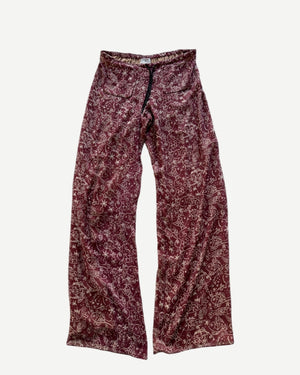 Chanel 2025 Cruise Flared Fish Print Silk Pants Sample
