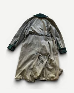 Chanel SS22 Oversized Washed Denim Overcoat Sample