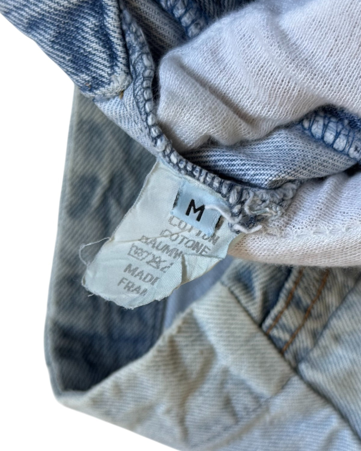 Maison Martin Margiela 2000s Artisanal Reconstructed Denim Pants