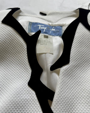 Thierry Mugler Vintage Trim Detail Shortsleeve Jacket