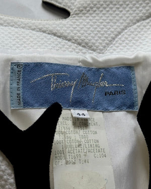 Thierry Mugler Vintage Trim Detail Shortsleeve Jacket
