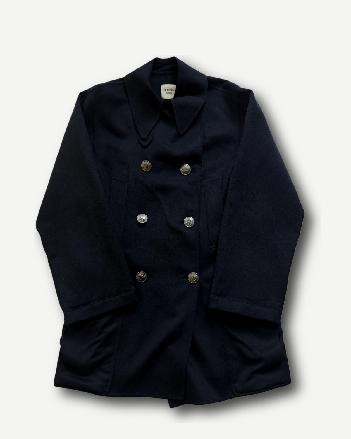 Hermes Cashmere Double Breasted Coat