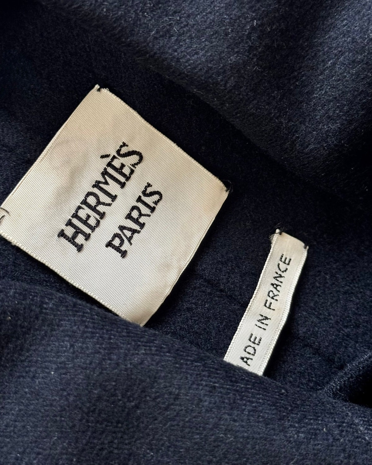 Hermes Cashmere Double Breasted Coat