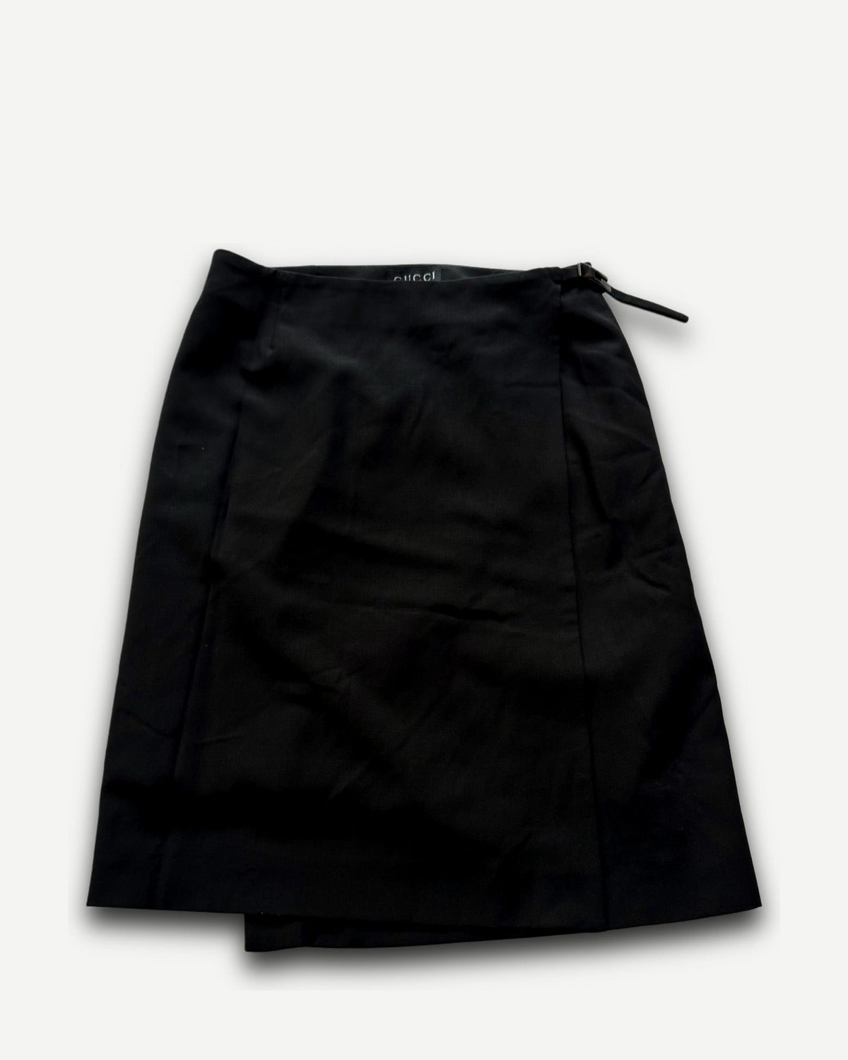 Gucci FW97 by Tom Ford G Metal Buckle Runway Skirt