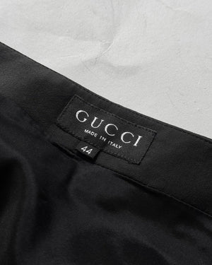 Gucci FW97 by Tom Ford G Metal Buckle Runway Skirt