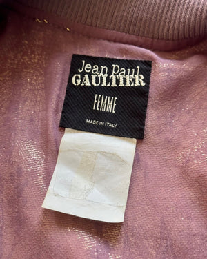 Jean Paul Gaultier 90s Embellished Silk Jacket