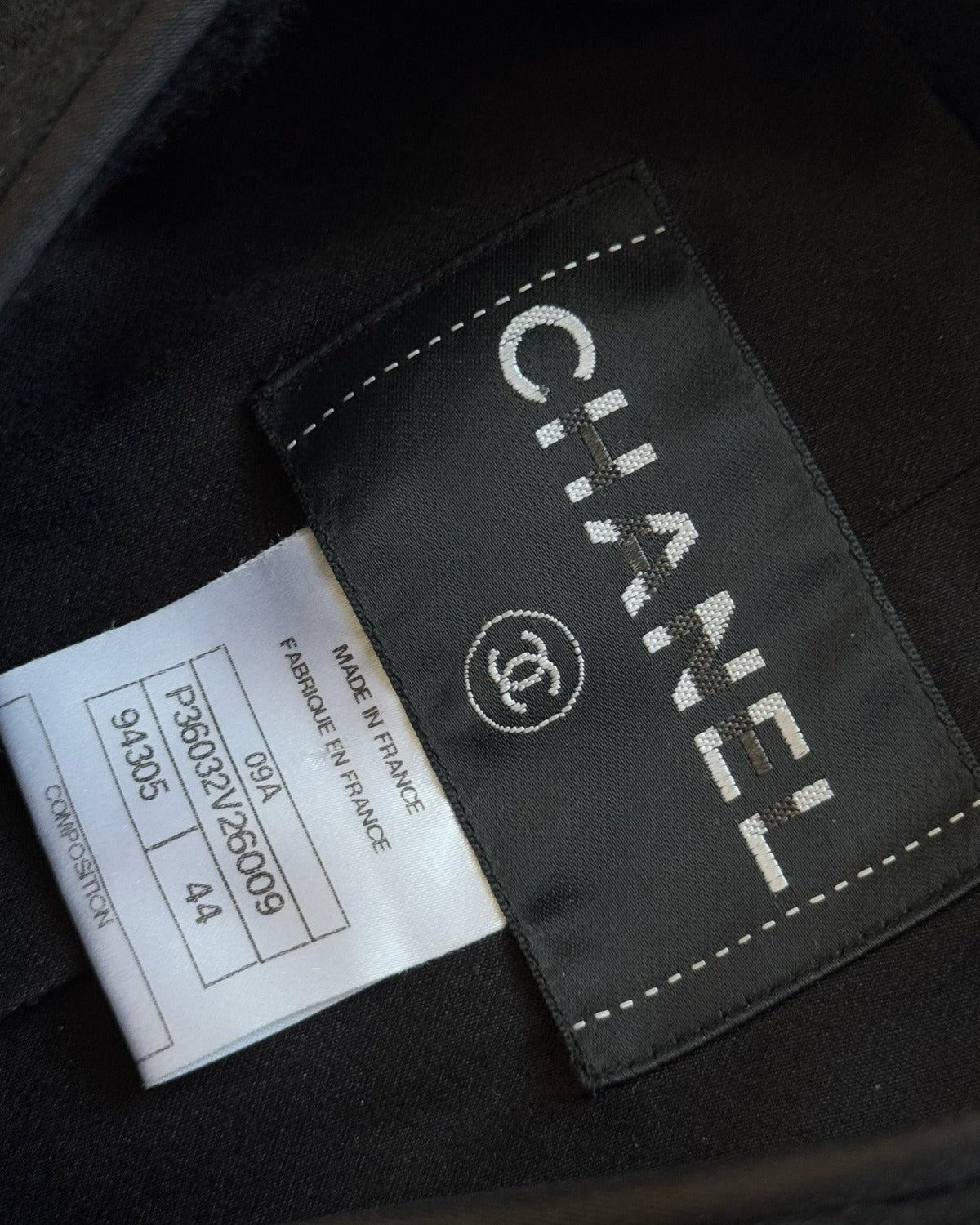 Chanel AW09 by Karl Lagerfeld Black Cashmere Coat