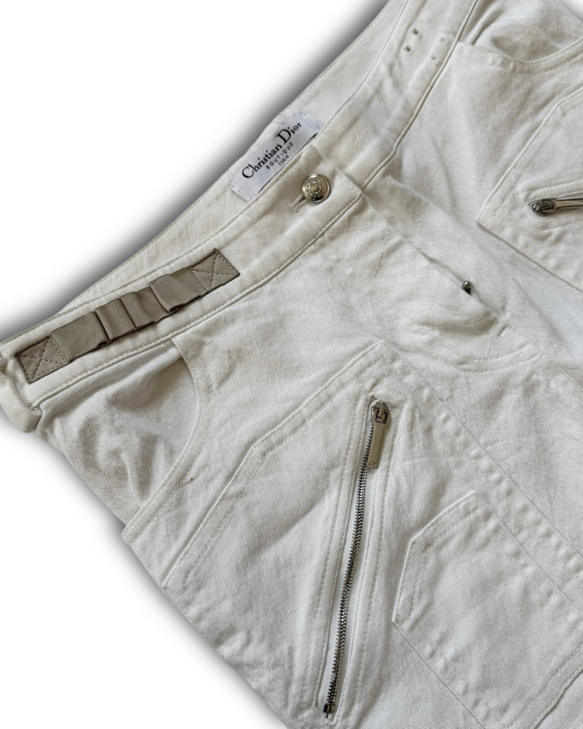 Christian Dior SS03 by John Galliano Laced Flight Pants