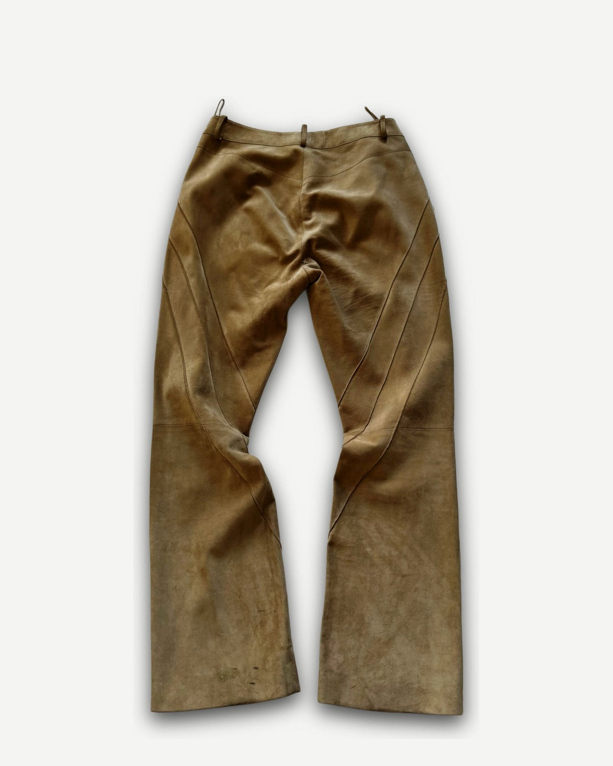 Christian Dior AW02 by John Galliano Paneled Suede Pants