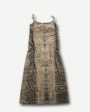Roberto Cavalli 2000s Snakeskin Dress