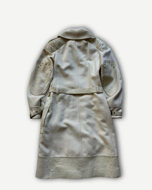 Christian Dior by John Galliano AW04 Leather Paneled Studded Coat