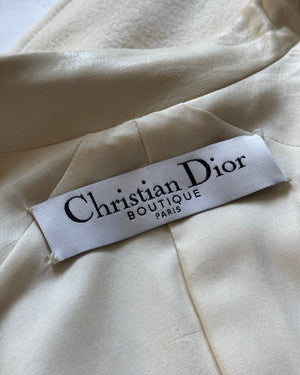 Christian Dior by John Galliano AW04 Leather Paneled Studded Coat