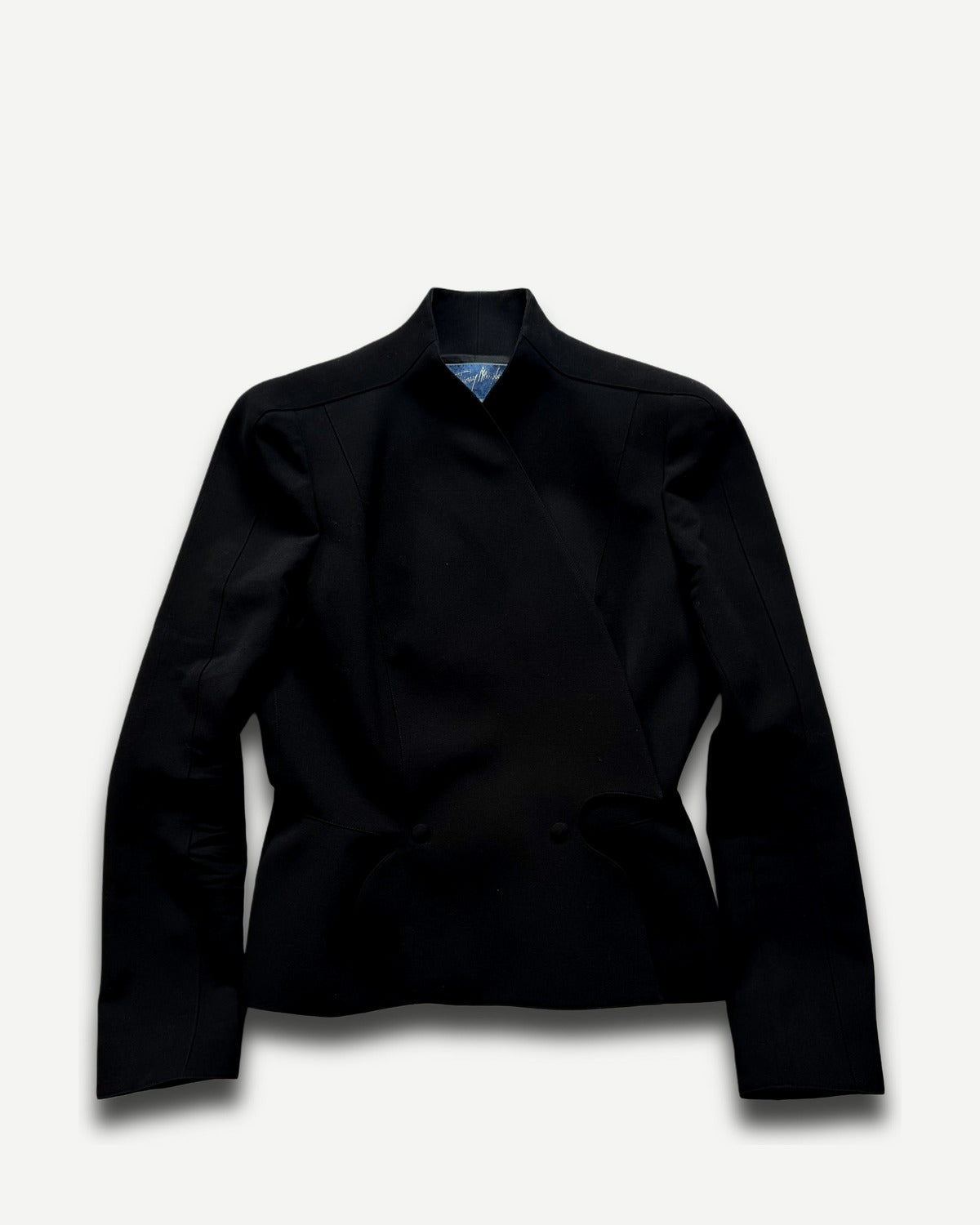 Thierry Mugler 80s Black Wool Jacket