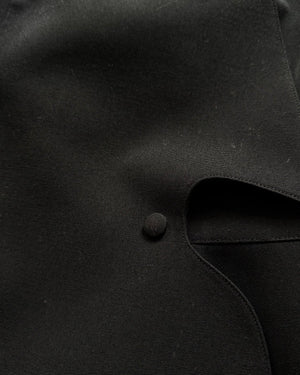 Thierry Mugler 80s Black Wool Jacket