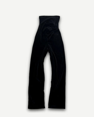 Helmut Lang 90s Black Velvet Catsuit