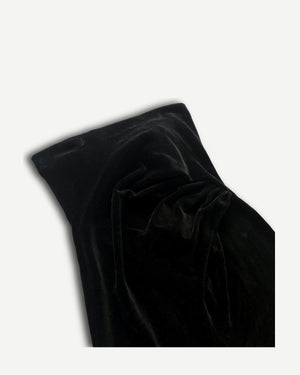 Helmut Lang 90s Black Velvet Catsuit