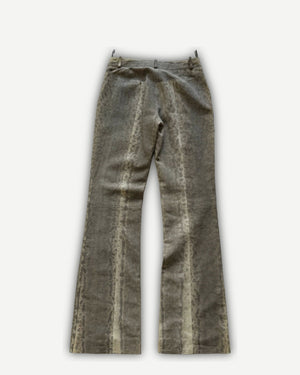 Christian Dior by John Galliano AW02 Lizard Skin Pants