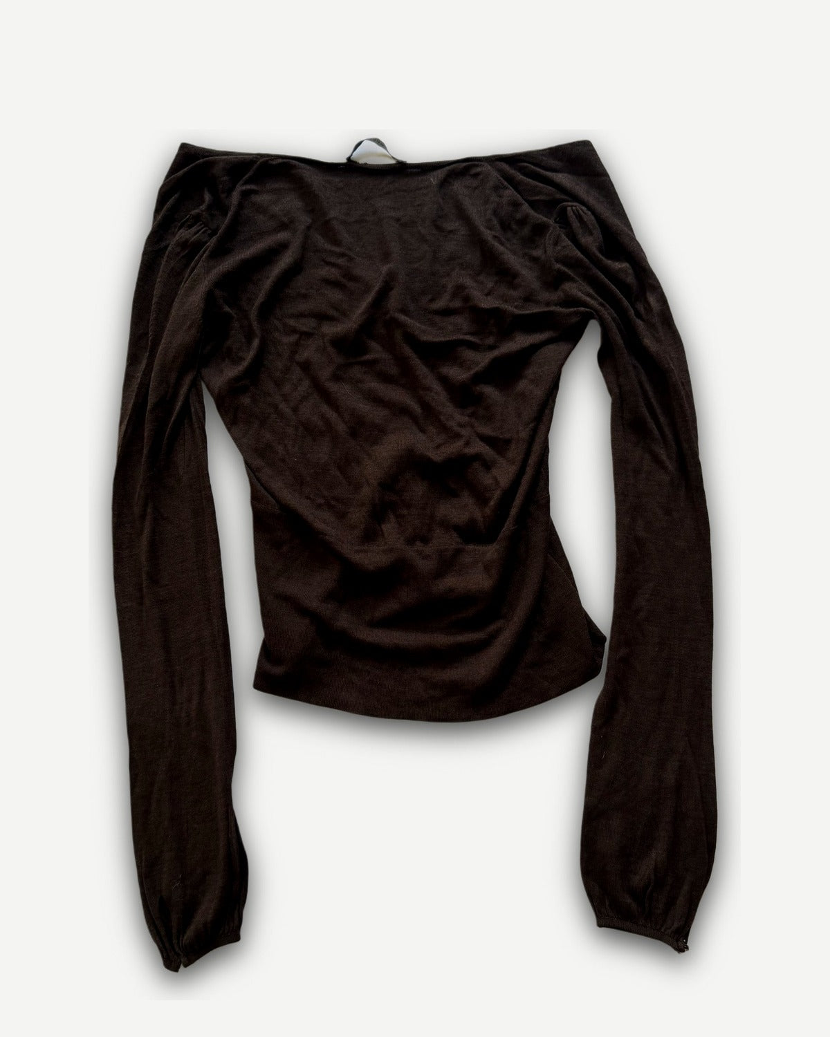 Gucci 90s by Tom Ford Deep Neck Knit Top