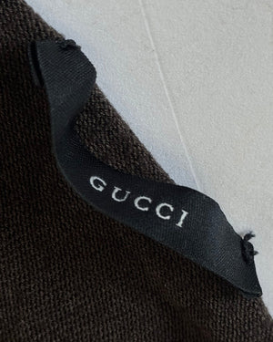 Gucci 90s by Tom Ford Deep Neck Knit Top