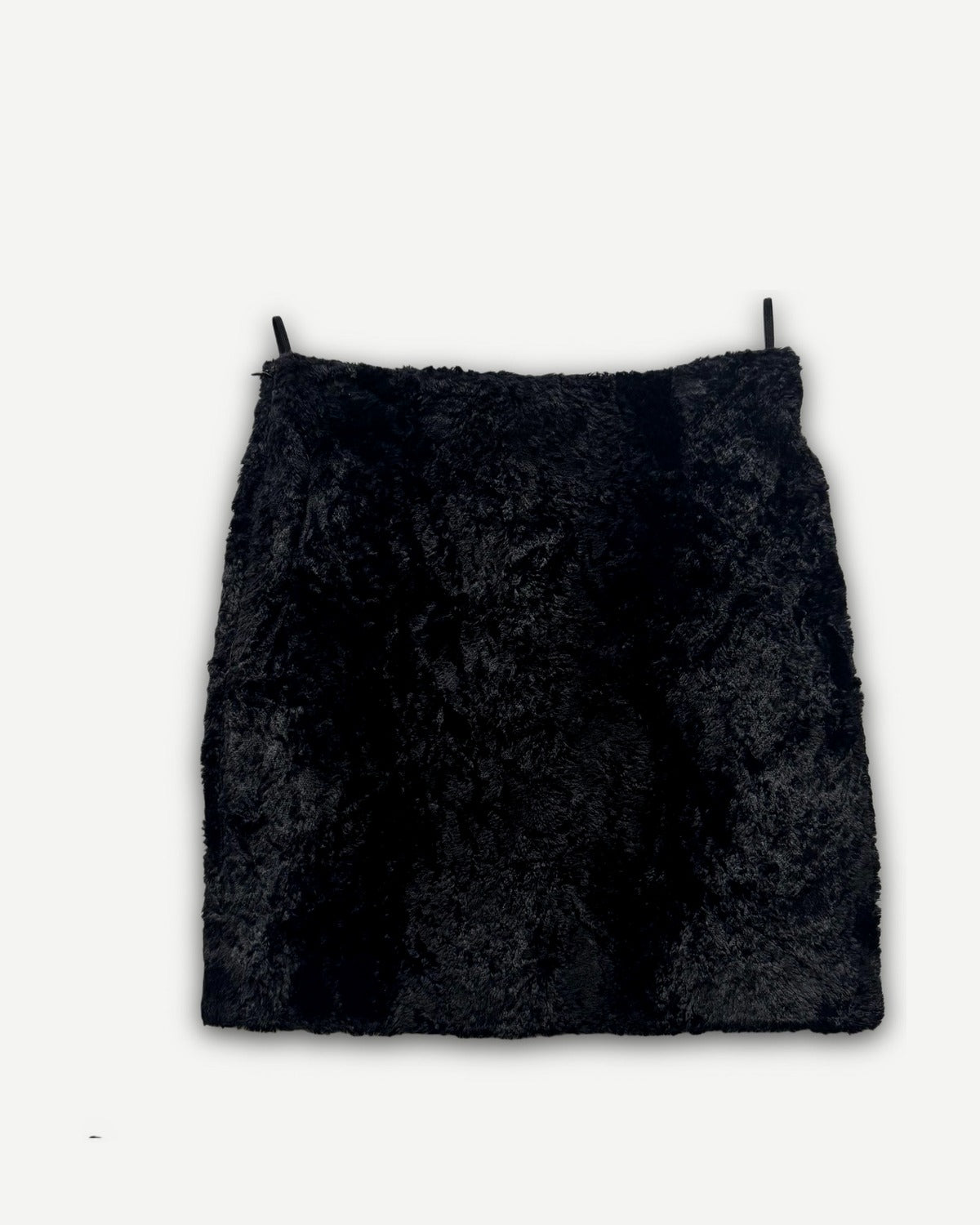 Helmut Lang 90s Faux Fur Skirt