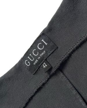 Gucci by Tom Ford 1997 Black Silk Dress
