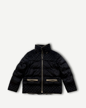 Chanel 2025 Sample Black Quilted Jacket