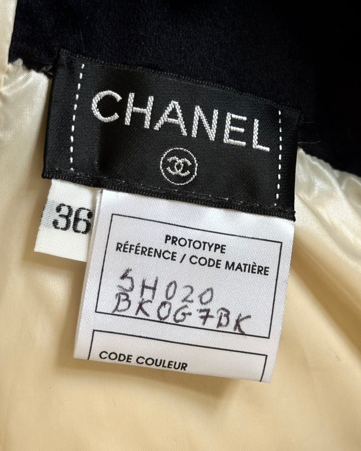 Chanel 2025 Sample Black Quilted Jacket